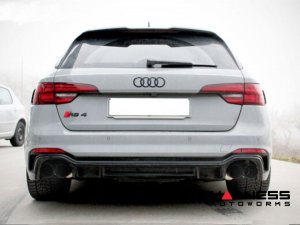 Audi RS4 Performance Exhaust - InoXcar Racing - w/ OEM Valves - Quattro Avant 2.9L